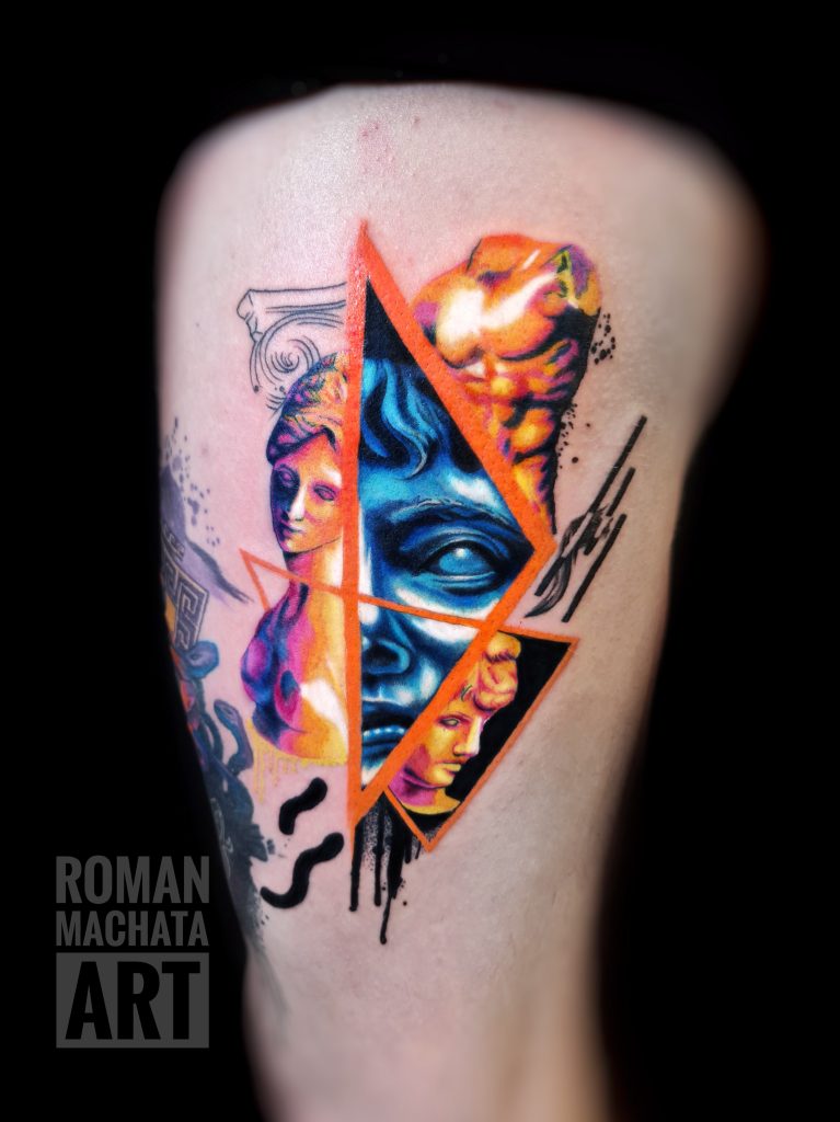 Roman Machata ART, tetovanie grécka krása ľudského tela