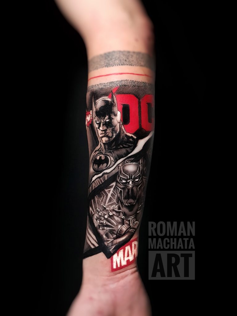 Roman Machata ART, tetovanie komiks