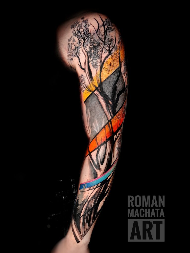 Roman Machata ART, tetovanie strom